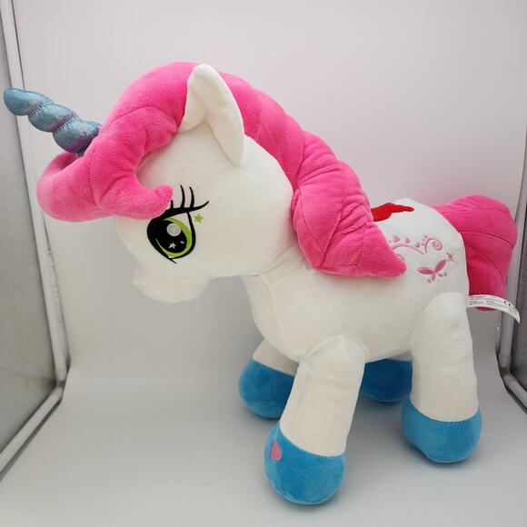 Large Mimicking Unicorn Plush Toy 16" Talks Makes Unicorn Sounds Lights Up - Picture 1 of 10